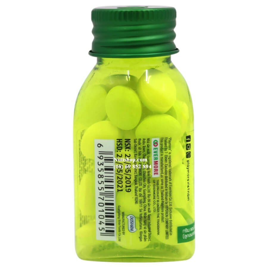 Hũ Kẹo the Playmore - vị Táo Thái Lan 22g