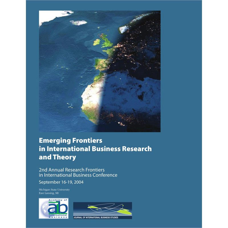 Emerging Frontiers In International Business Research And Theory