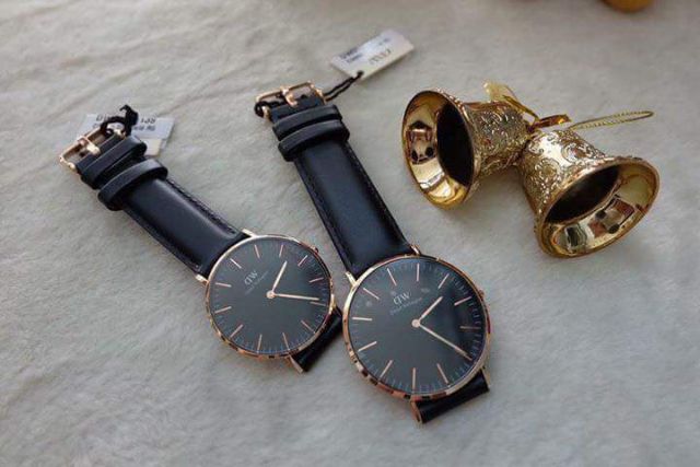 Đồng Hồ DW Nam Classic Black Sheffield Rose Gold Case36mm.