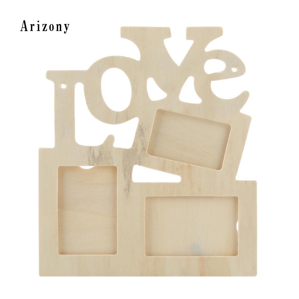 ✮Bộ Khung Ảnh Gia Đình Bằng Gỗ 3 Trong 1