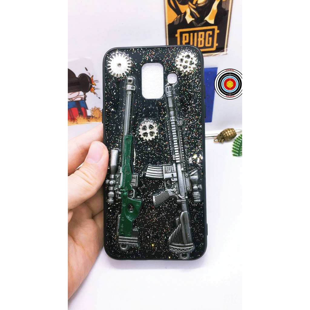 [XẢ ỐP Có sẵn] Ốp điện thoại handmade PUBG độc đáo - Ốp lưng Samsung j6+/J7/A20/ A6/Note 5/Note 8 sang trọng