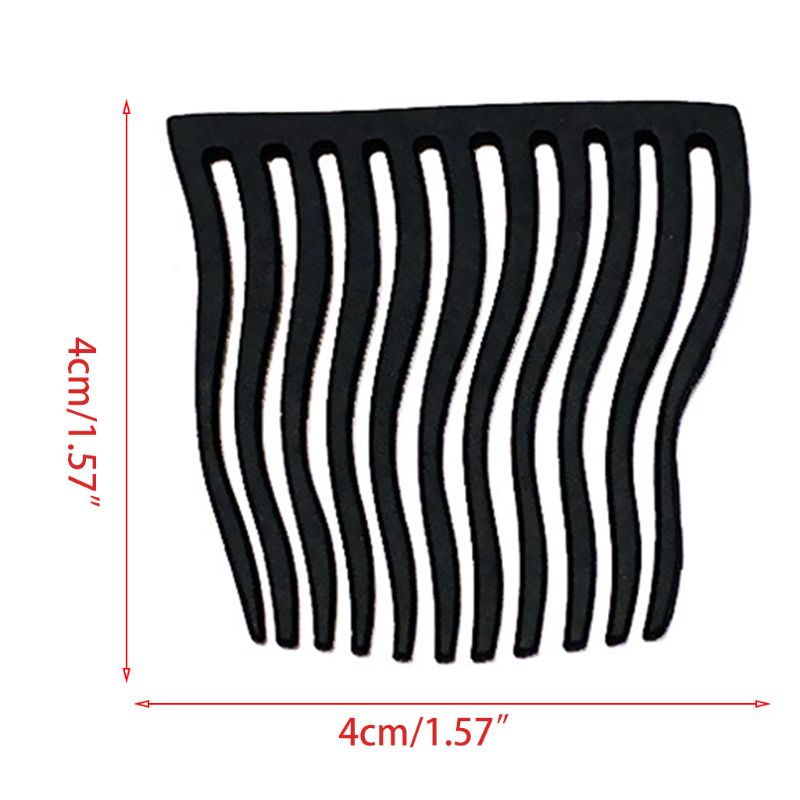 Bộ 5 Lược Kẹp Tóc Kim Loại Màu Sắc Ngọt Ngào Cho Nữ