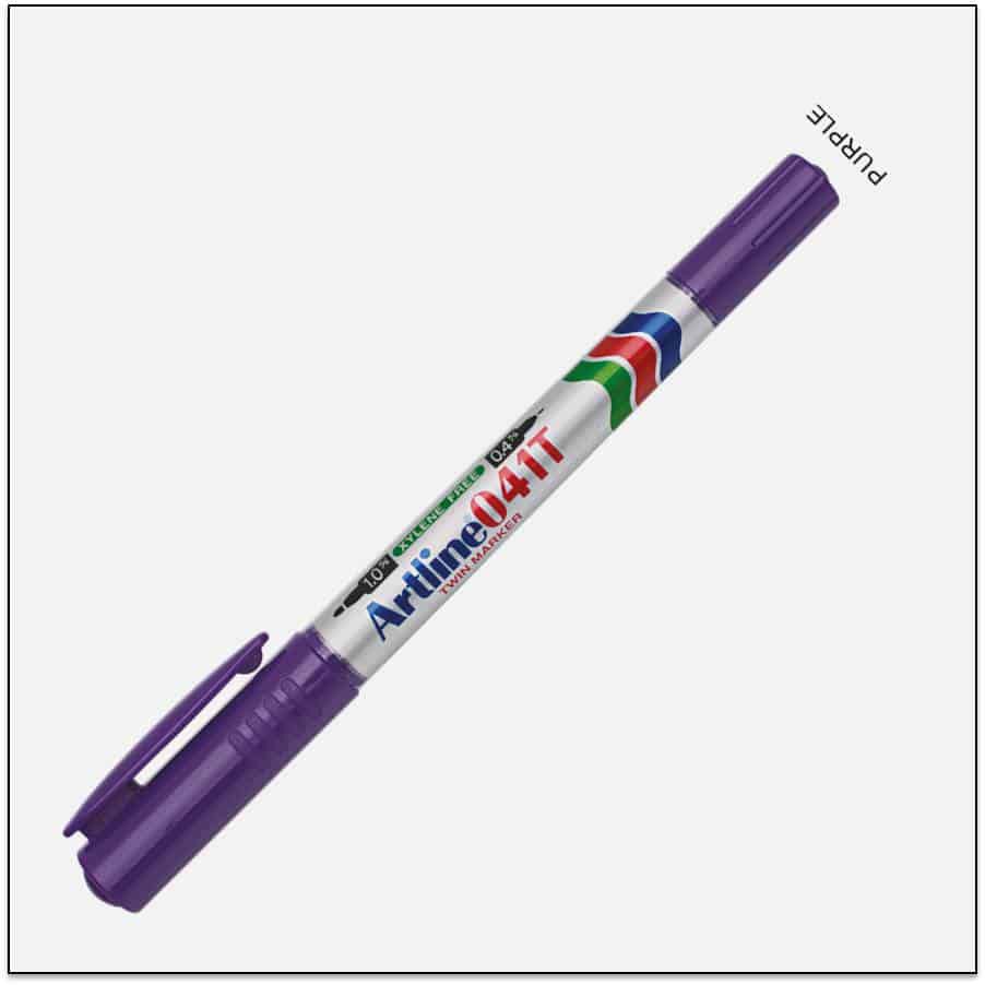 Bút lông dầu Artline 2 đầu EK-041T