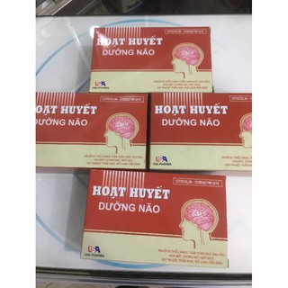 Hoạt huyết dưỡng não  hộp 100 viên bổ sung thêm citicolin và COENZYM q10