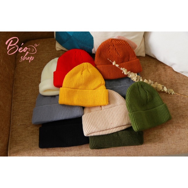 MŨ BEANIES CHÓP NGẮN SIZE TO LOẠI 1 ( CÓ VIDEO CHẤT MŨ )
