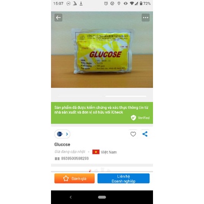 Combo 10gói Viên kẹo ngậm Glucose C 200mg tăng sức đề kháng bền thành mạch