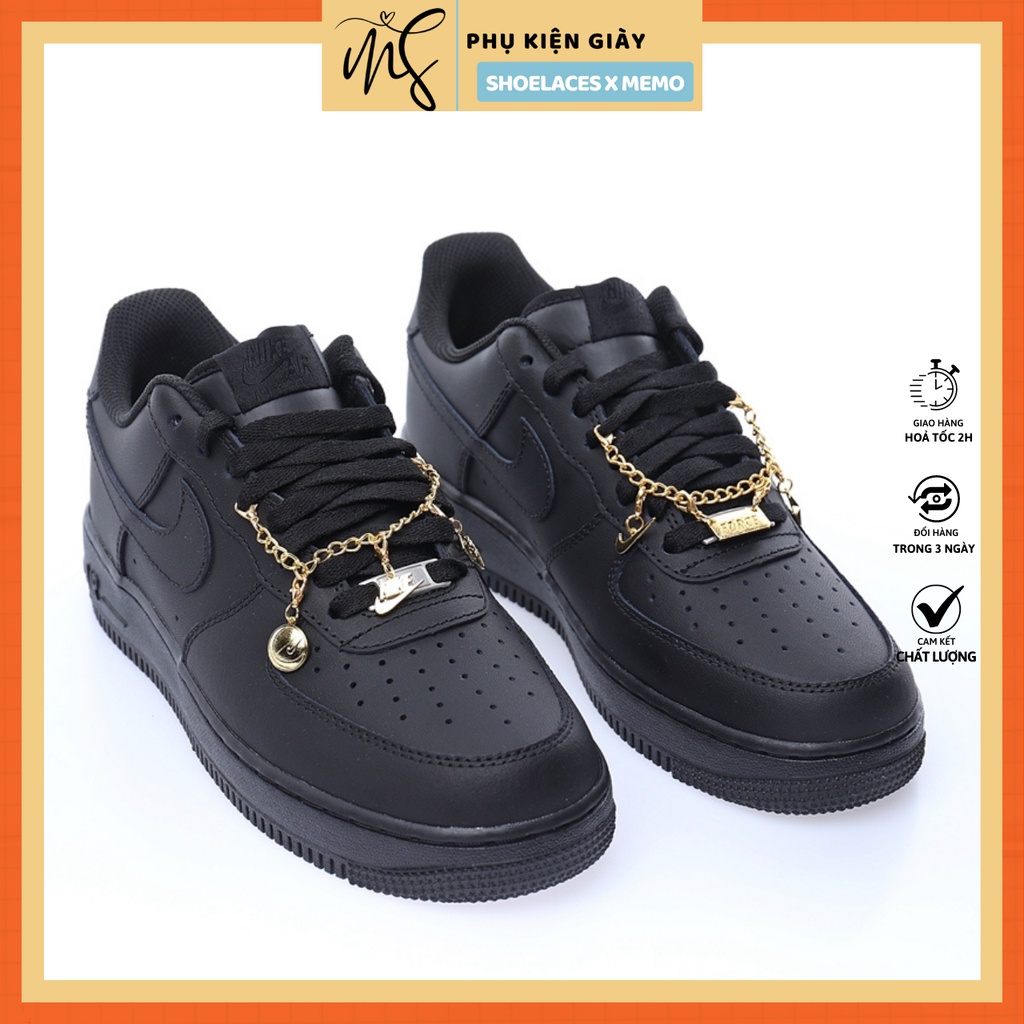 Phụ Kiện Trang Trí Giày AF1 Lucky Charms- Chuỗi vòng trang trí NK Jordan mạ vàng cá tính