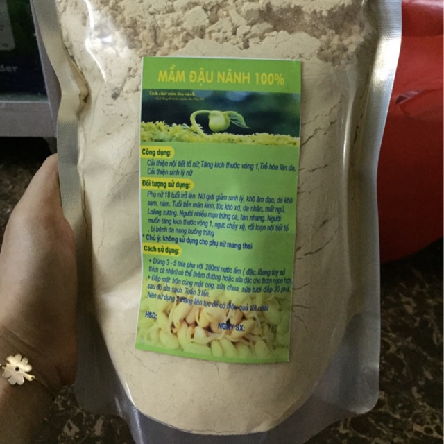 Bột mầm đậu nành túi 0.5kg