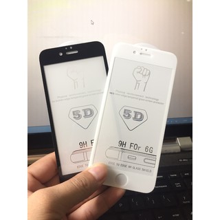 Kính cường lực 5D full màn cho iphone 6/7/8 .