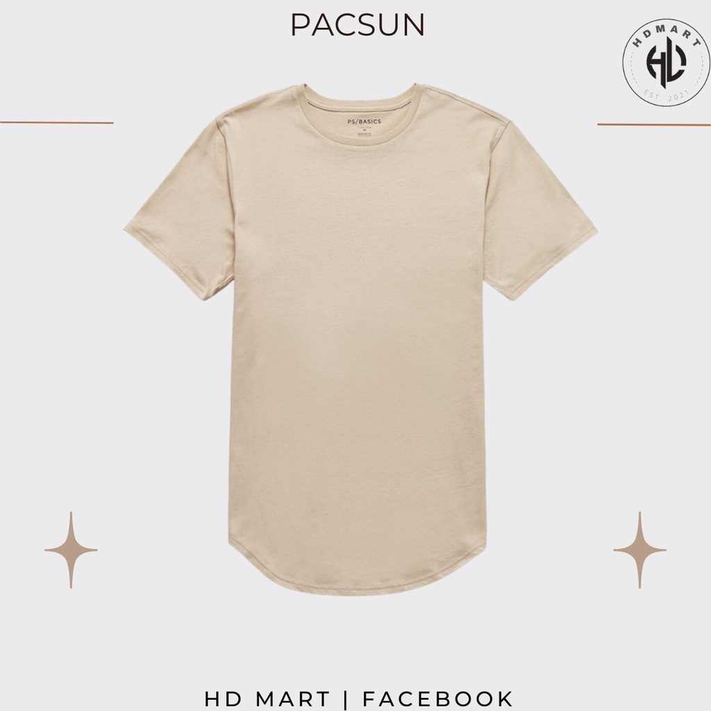Áo Thun Unisex Pacsun Basic Tee Vạt Bầu HD Mart