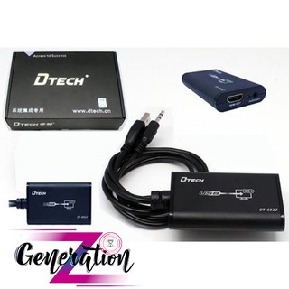 BỘ CHUYỂN TÍN HIỆU USB RA HDMI + AUDIO DTECH DT-6512
