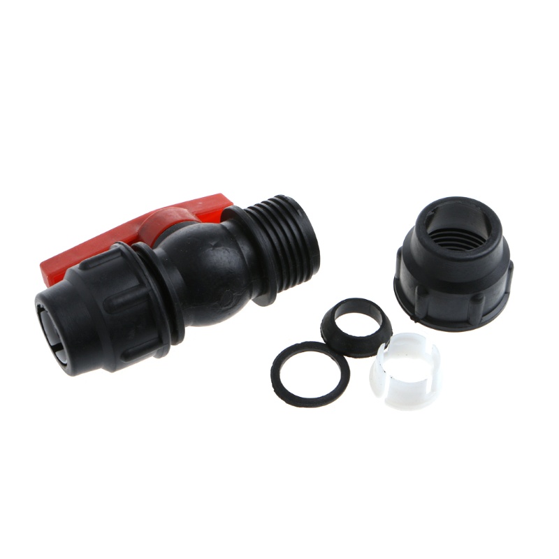 Van nối ống nước bằng nhựa PE 20mm/25mm/30mm