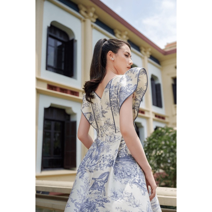 ĐẦM TAPTA IN HỌA TIẾT CỰC CHẤT UP