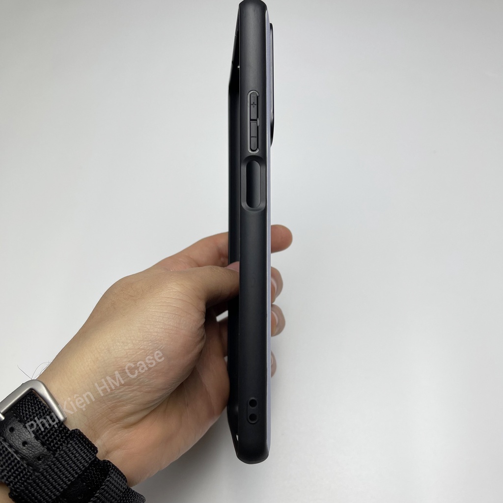 Ốp lưng da trơn Xiaomi MI 11T / Mi 11T Pro, Họa tiết đồng tâm sang trọng