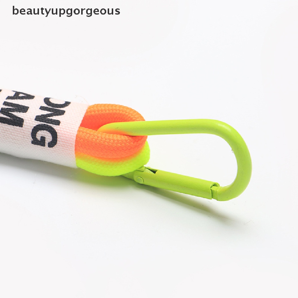 [Beautyupgorgeous] Móc Khóa Dây Bện Ánh Kim Sáng Tạo Cho Ba Lô