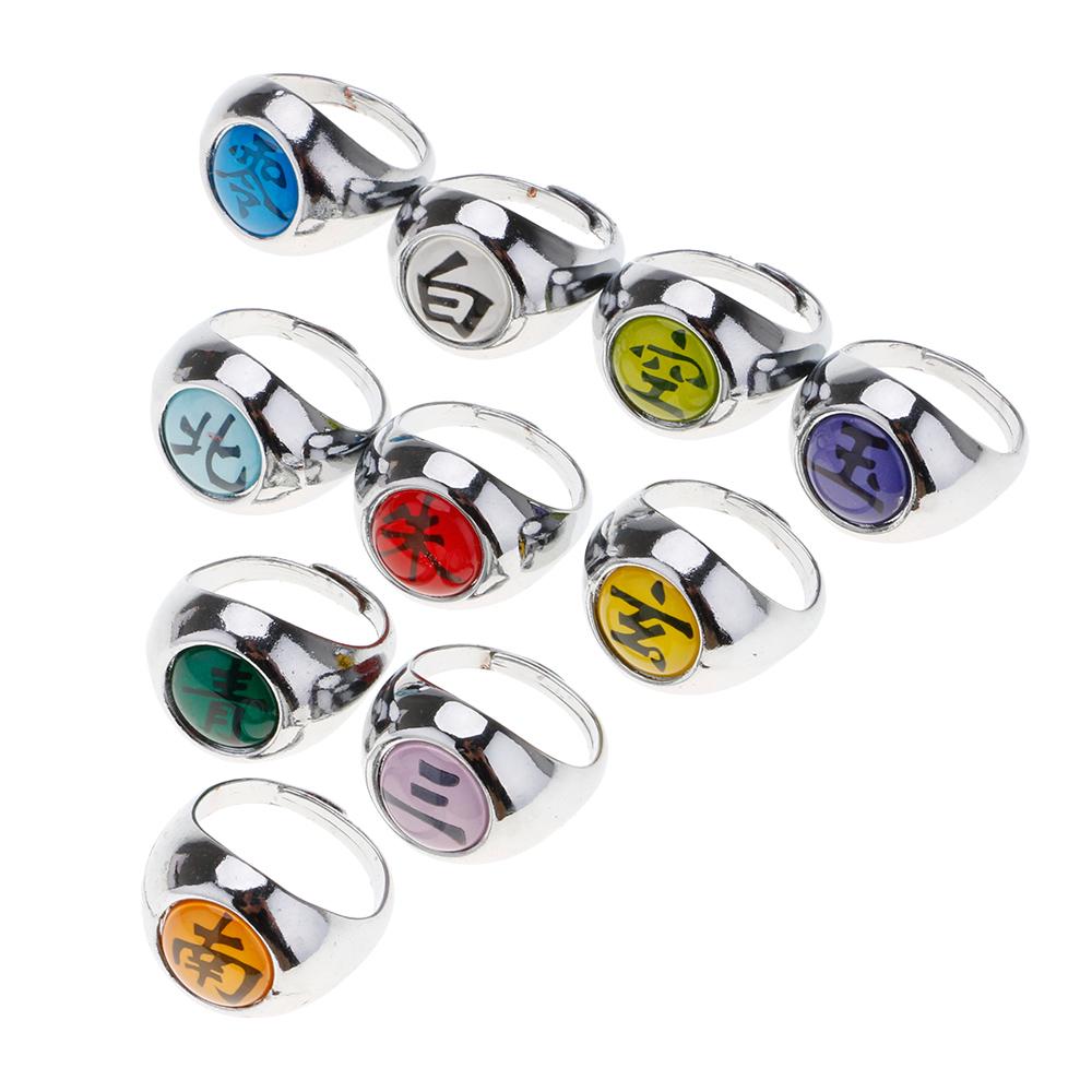 Set nhẫn Akatsuki - màu bạc/ vàng
