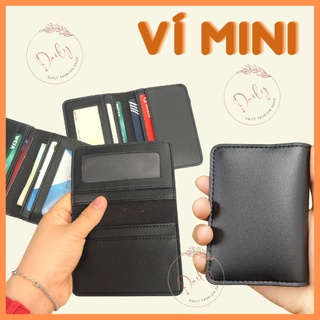 Ví Bóp Mini Đựng Thẻ 4 Ngăn Bỏ ATM, Card Visit, Giấy Tờ, Tiền Cầm Tay Tiện Lợi Nam Nữ
