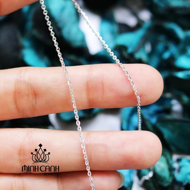 Dây Chuyền Bạc Ta Dạng Mắt Xích Không Kèm Mặt - Minh Canh Jewelry