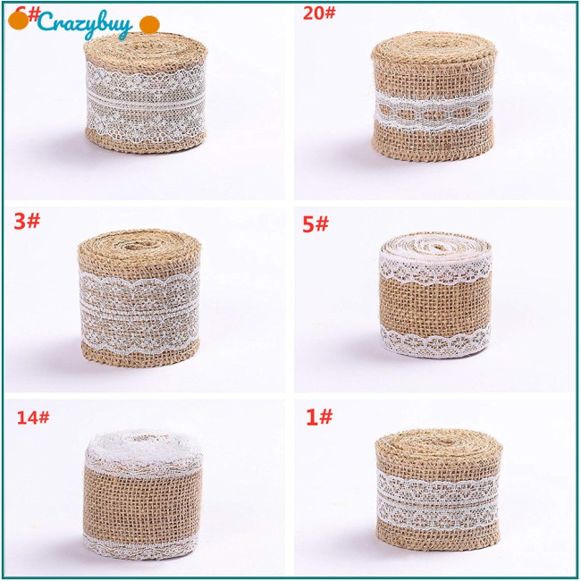 Cuộn vải sợi đay trang trí , làm đồ thủ công