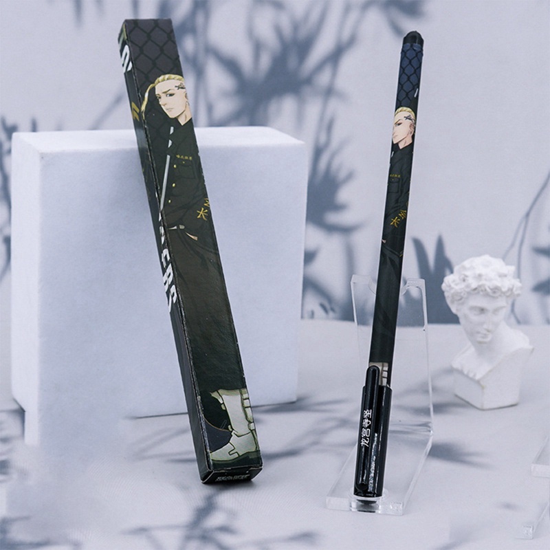 Bút Bi Mực Gel Ngòi 0.5Mm In Hình Anime Genshin Impact Tokyo Revengers