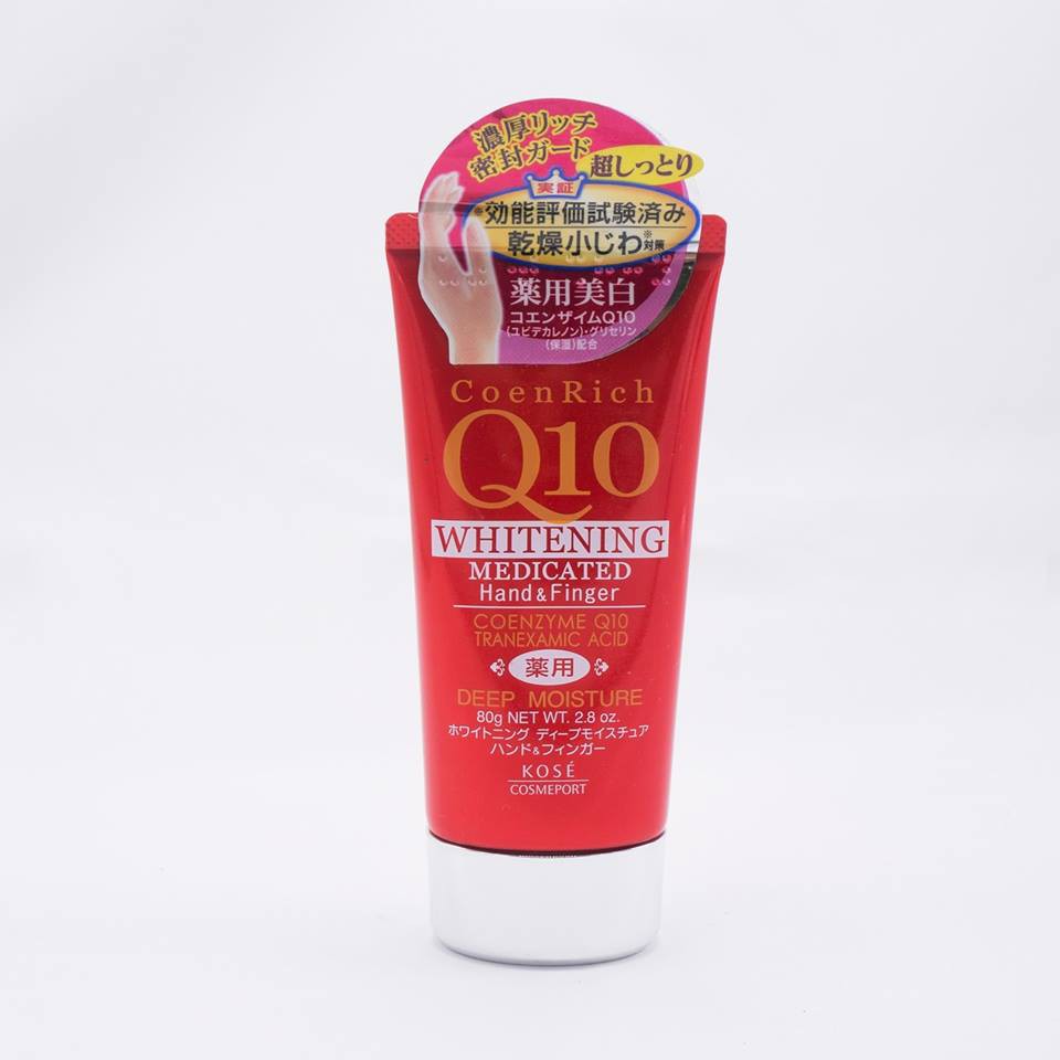 Kem Dưỡng Da Tay Kose Coen Rich Collagen Q10 (80g) - Màu Đỏ