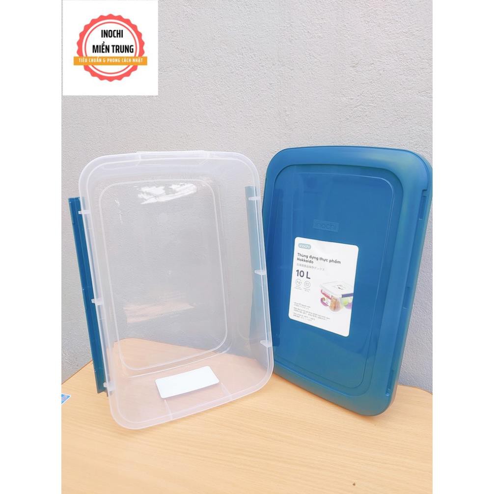 Thùng nhựa, hộp nhựa trong suốt cao cấp đựng thực phẩm Inochi 10L-18L-30L Inochi