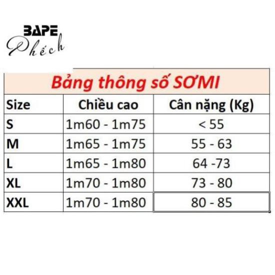 Áo sơ mi nam tay dài  trơn có túi  đủ màu BAPE PHẾCH-778, vải lụa mềm, ít nhắn - hàng chính hãng ་