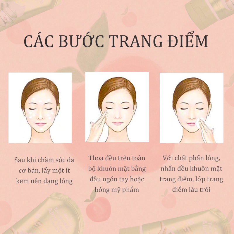 Kem nền kiss beauty nha đam tạo một lớp nền mỏng, đều màu, trong suốt, cho bạn sở hữu vẻ đẹp tự nhiên