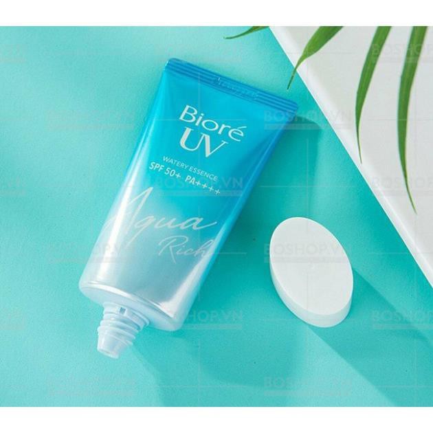 Kem chống nắng Biore UV Aqua Rich Watery Essence SPF 50+ PA++++(50ml)CHÍNH HÃNG thích hợp sử dụng hằng ngày