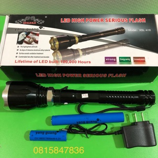 💥 đèn pin siêu sáng 💥 Police : XSL - 418 , màu đen