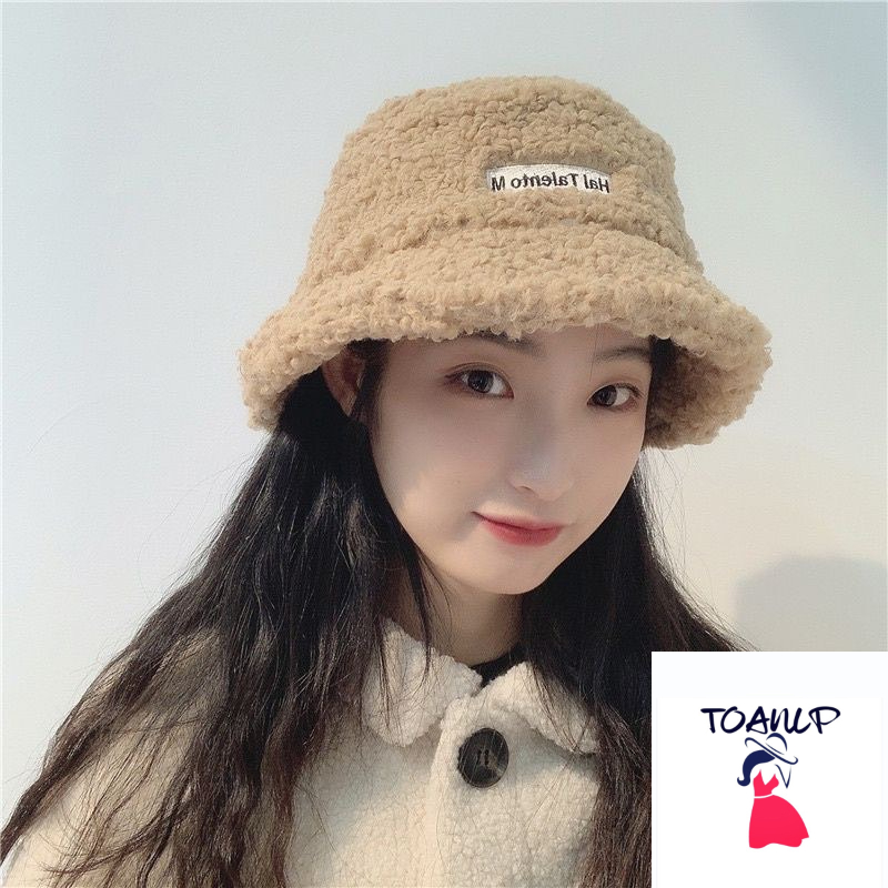 Mũ bucket lông cừu hot hit