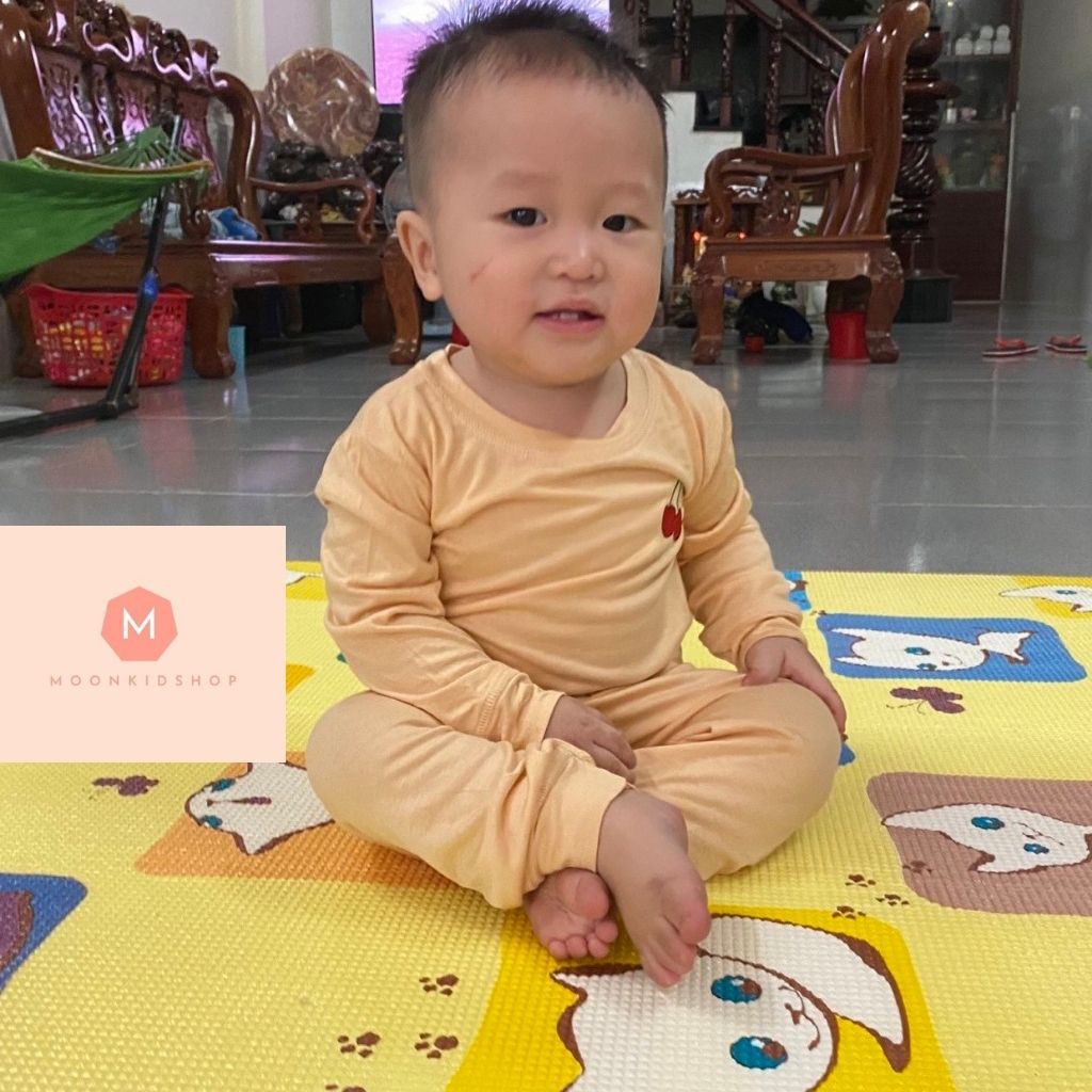 Bộ Thu Đông Dài Tay Cho Bé💖Rẻ Đẹp 💖 Chất liệu Thun Cotton lạnh co giãn 4 chiều thấm hút mồ hôi cực tốt