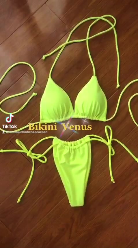 Bikini Đồ Bơi Nữ 2 mảnh Bassi tam giác quần lọt khe | BigBuy360 - bigbuy360.vn