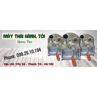 [TẶNG 3 LƯỠI DAO ] Máy Thái Hành Tỏi Quay Tay