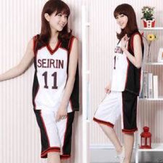 Bộ quần áo bóng rổ Seirin - thun sẹc lạnh co dãn 4 chiều - dáng freesize unisex