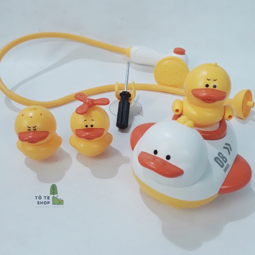 Đồ chơi vịt vàng vòi tắm , vòi phun nước vịt vàng , đồ chơi thả bồn tắm cho bé, vòi hoa sen con vịt
