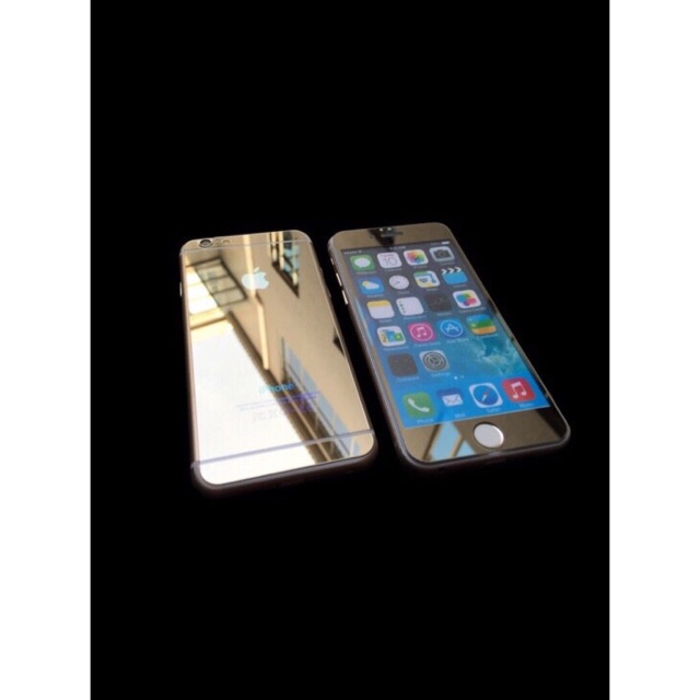 Freeship miếng dán cường lực tráng gương iphone 6/6s