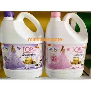 Nước giặt xả TOPCARE 6in1 chăm sóc áo quần bé & gia đình 3,8 kg