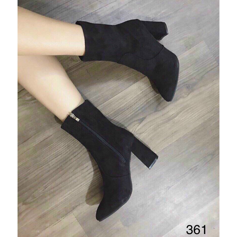 Bốt nữ, bốt lửng da lộn siêu hot MS361 | BigBuy360 - bigbuy360.vn