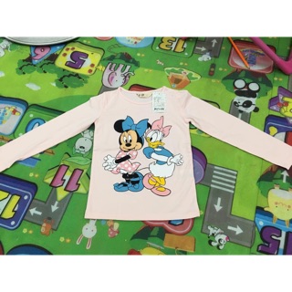 Áo dài tay micky và vịt cho bé