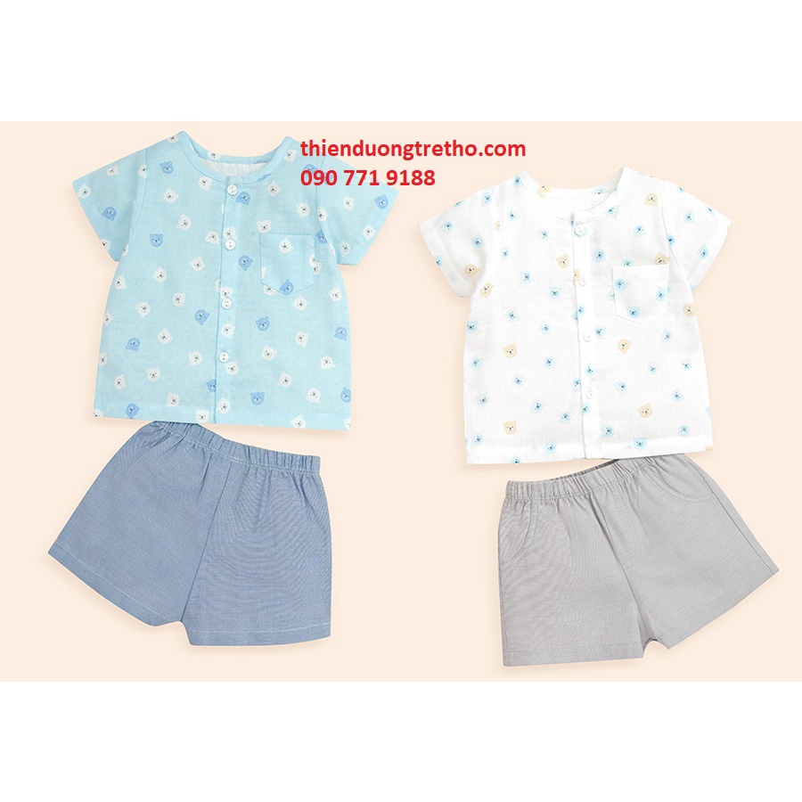 Bộ Quần Áo Cộc Tay Bé Trai LULLABY