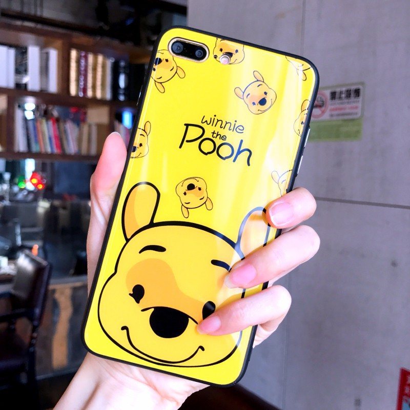 SIÊU PHẨM [ IPHONE ] Ốp Lưng Kính Cường Lực Po-oh đủ mã 6/7/8/x/xr/xs/xsmax/11/12/13 pro max - k244