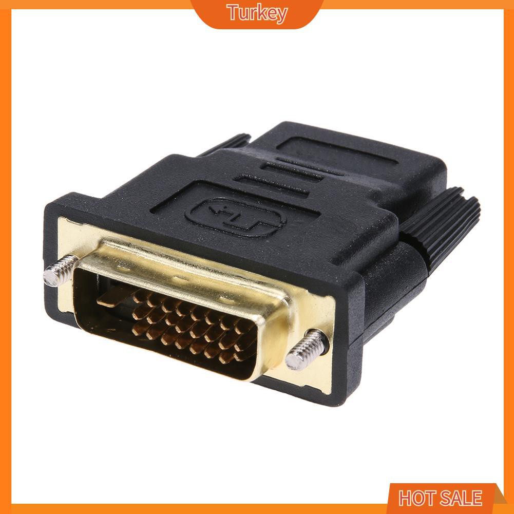 Đầu Chuyển Đổi Tk-hdmi-compatible Female Sang Dvi 24 + 1pin Male