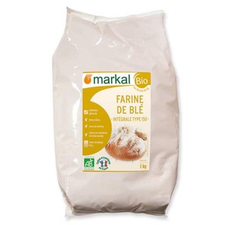 Bột mỳ nguyên cám hữu cơ Markal 1kg