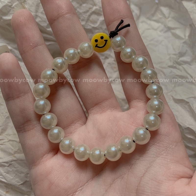 vòng tay mặt cười unisex