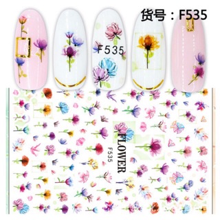 Sticker dán móng trang trí đẹp