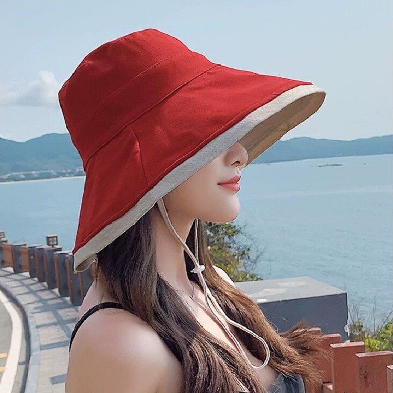 NÓN MŨ RỘNG VÀNH CHỐNG NẮNG 2 MẶT PHỐI VIỀN