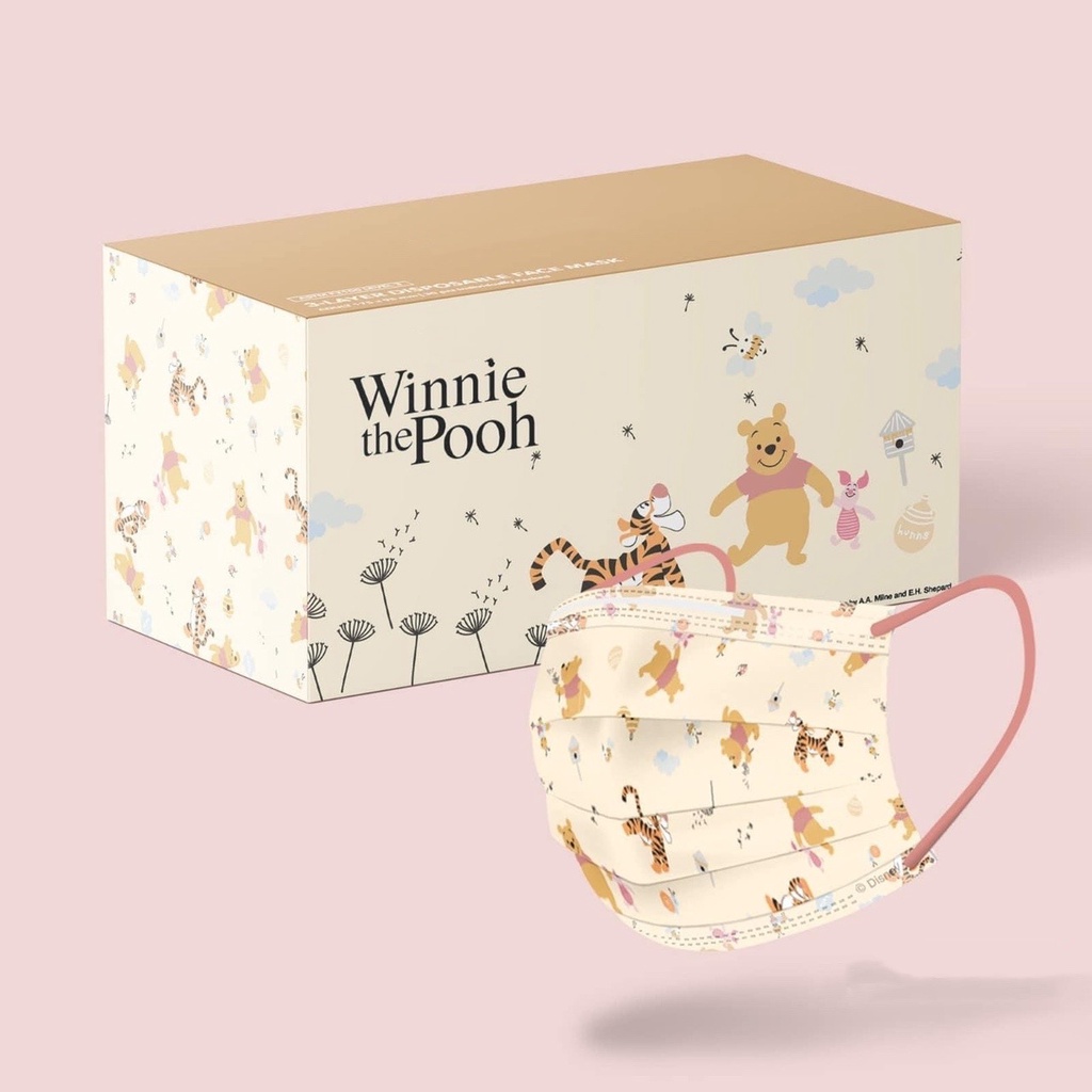Bộ 10/20/50 Mặt Nạ Hoạt Hình Winnie The Pooh 16Design Cho Người Lớn