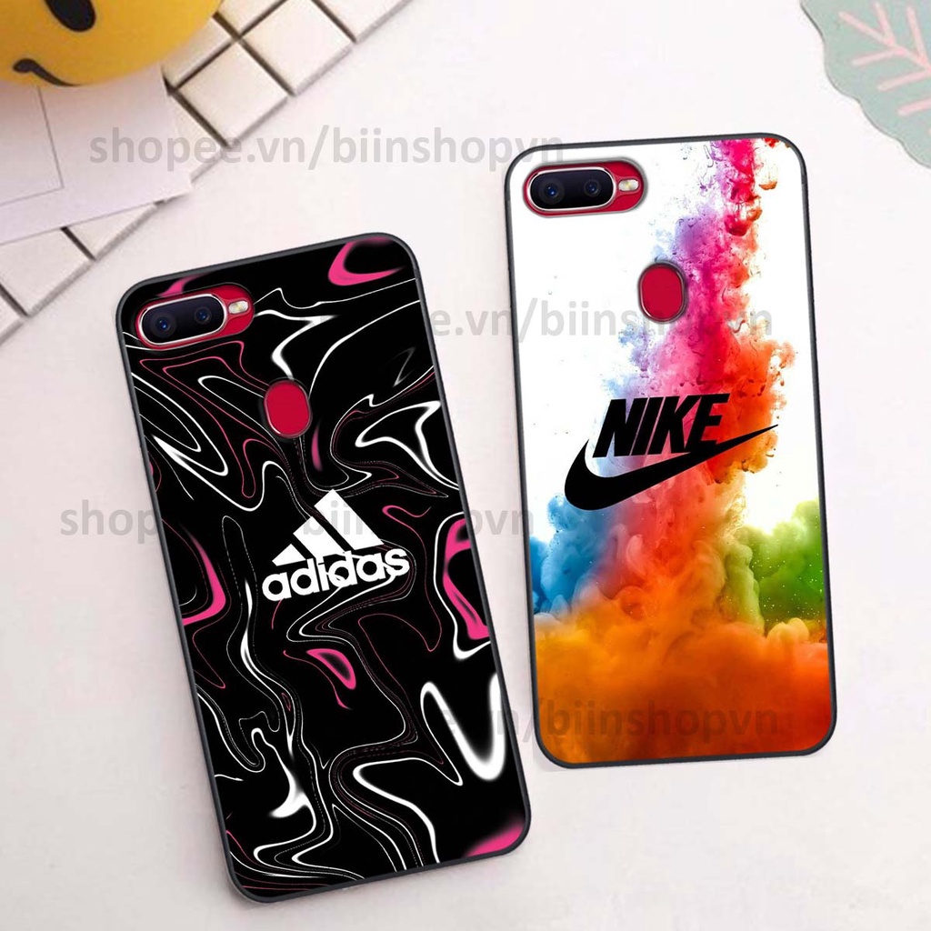 Ốp Oppo A5s / A7 / F9 / A12 in hình thương hiệu nhiều màu sắc thể thao cá tính thời trang