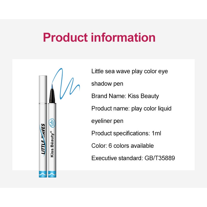 (Hàng Mới Về) Bút Kẻ Mắt Dạng Lỏng Chống Thấm Nước Không Nhòe Màu Sắc Đáng Yêu Yumcute | BigBuy360 - bigbuy360.vn